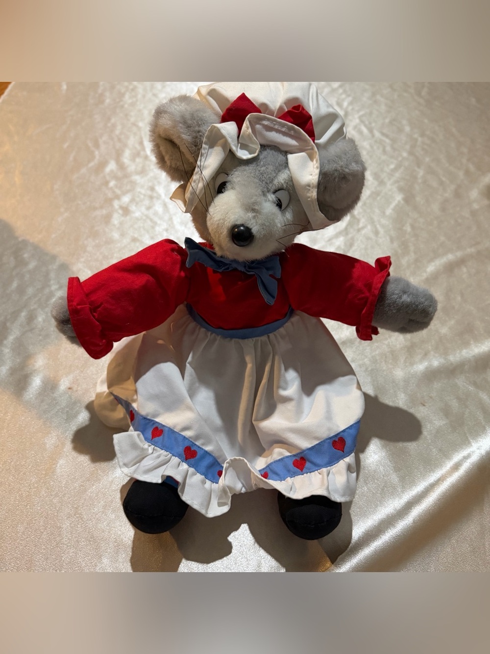 Vintage Angie Sinclair Plush VTG Tootie Mouse Stuffed Animal Toy 15" Stuffed HTF
